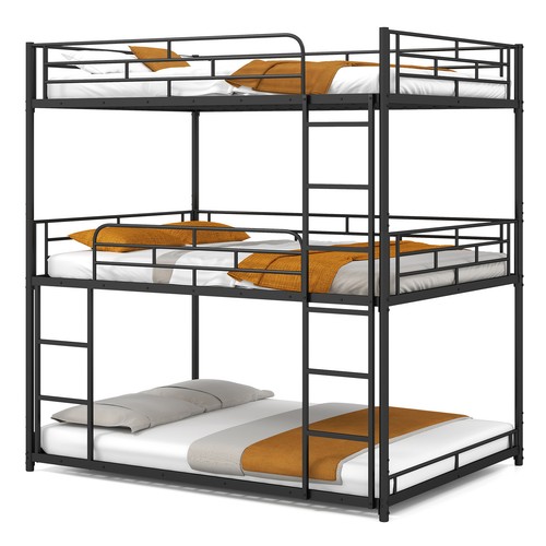 Costway metal triple - triple, bed