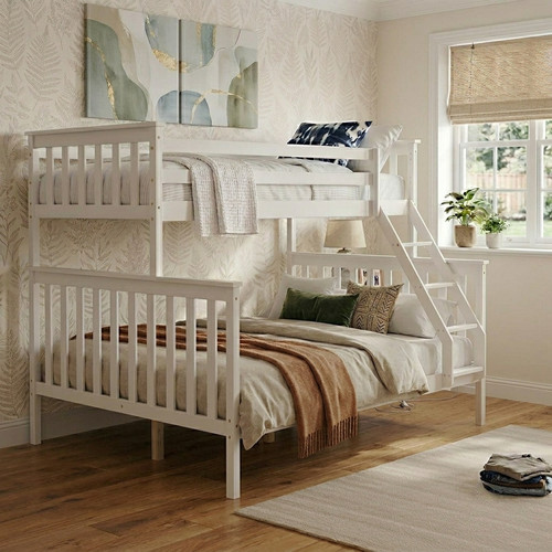 Triple sleeper bunk bed white - triple,