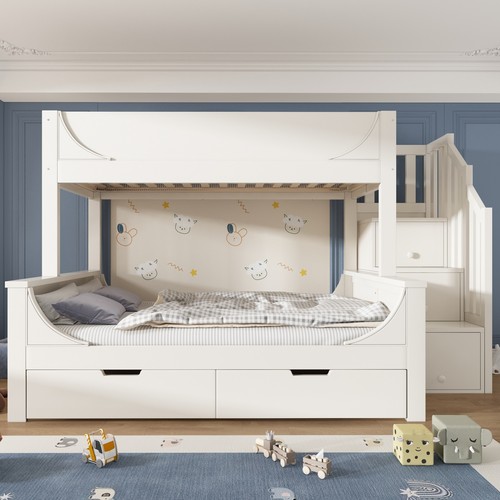 Triple bunk beds for kids - bunk,