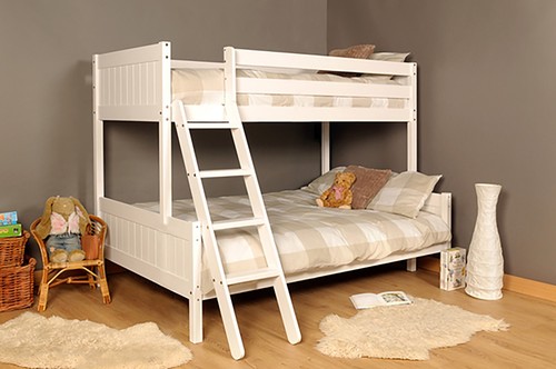 White triple bunk - white,