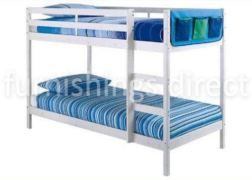White bunk bed 3ft single - bed,