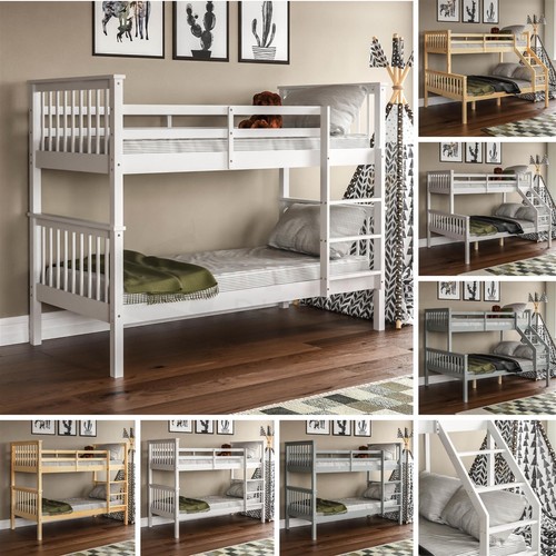 Wooden bunk beds detachable - wooden,