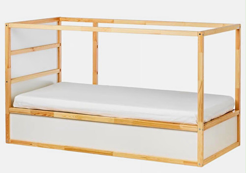 Wooden bunk bed - bed, with
