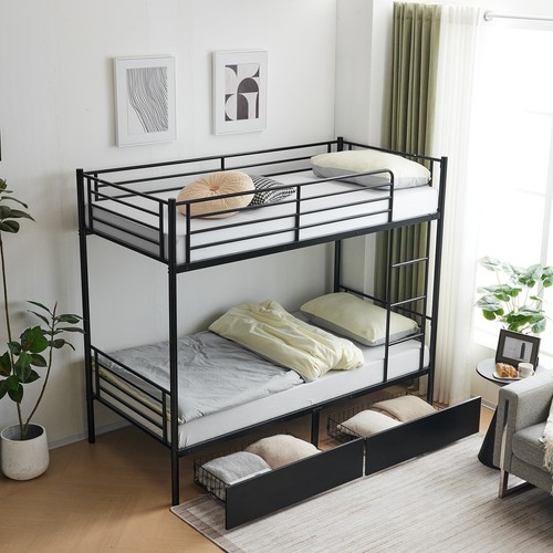Metal bunk bed - bunk, w/
