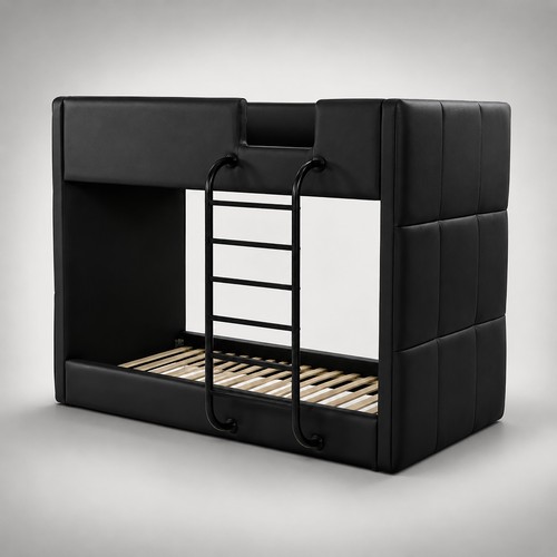 Modern black faux - modern,