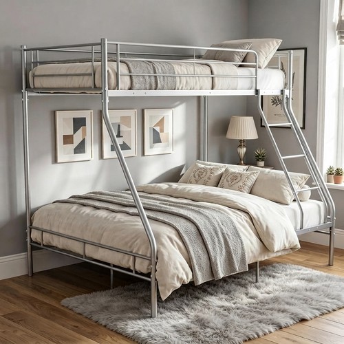 Triple bunk bed metal frame - triple,