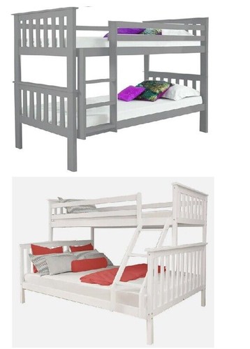 Wooden bunk bed - bunk,