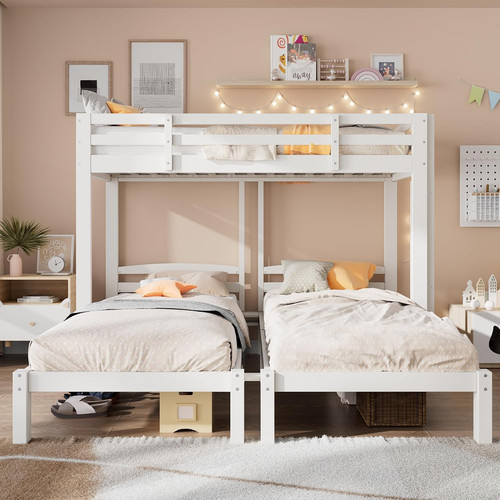 Bunk bed triple single beds - bunk,