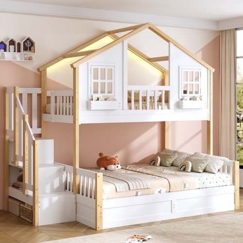 Bunk bed single - bunk, over