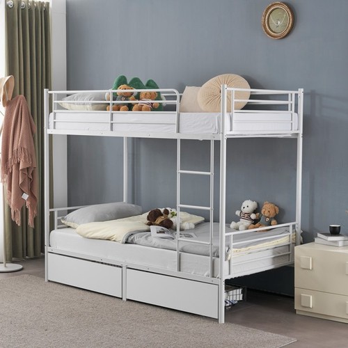 Twin over metal bunk - twin,