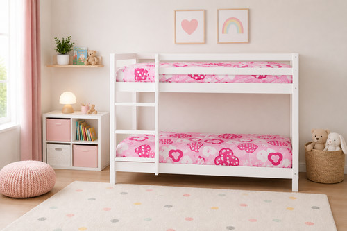 Wooden bunk bed children kids - wooden,