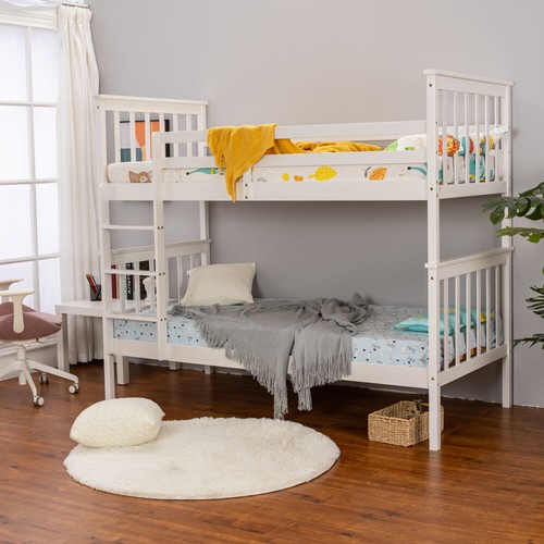 3ft single wooden bunk bed - single,