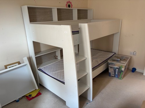 Bunk beds with mattresses 2 - bunk,