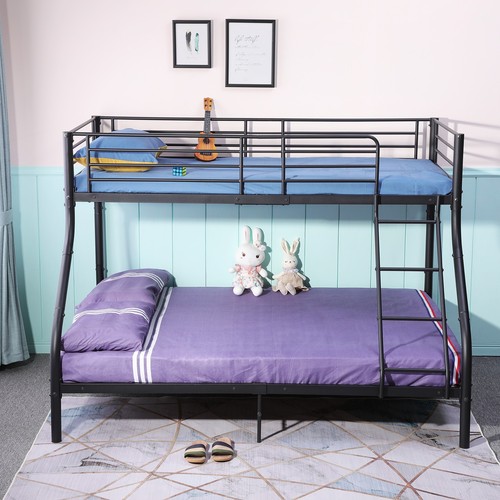 Metal bunk bed double sleeper - metal, bed,double