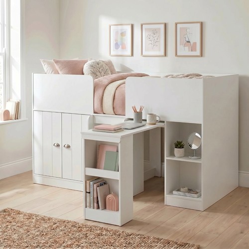 Bunk bed frame - frame, storage