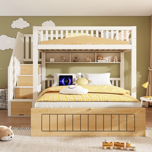 Triple bunk bed 4ft6 double - bunk,