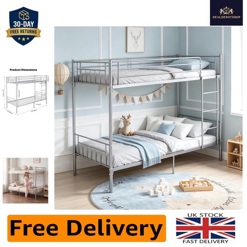 Metal twin bunk - bed, with